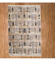 Şal Desenli 200 x 300 Bambu Yün Halı