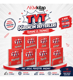 Murat Eğitim Yayınları TYT Öğrencim Defteri Seti 8 Kitap