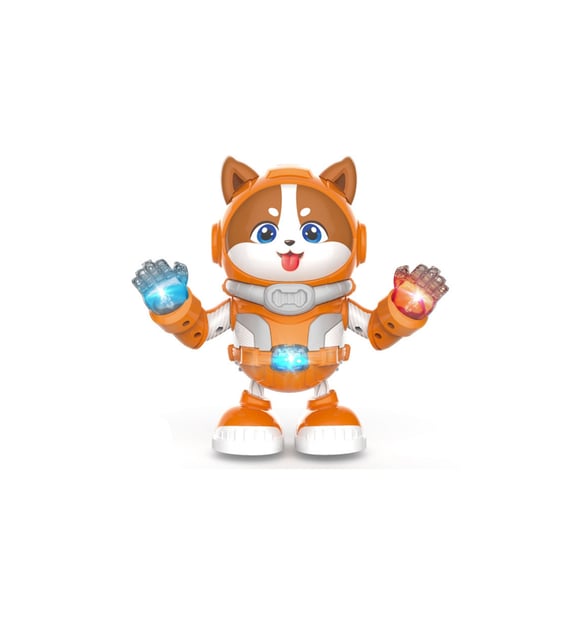 Dans Eden Robot Köpek - Işıklı Müzikli Hareketli Astronot Oyuncak