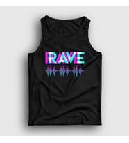 Presmono Unisex Siyah Rave Synthesizer Techno Music Atlet 544831tt