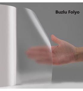 Yapışkanlı Asetat Buzlu 45x200 cm - 1 Adet