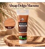 Ahşap Tamir Macunu KİRAZ Parke Mobilya Masa Dolgu Çatlak Çizik Giderici Fiberglas 125 ML