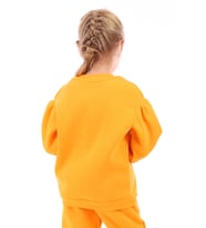 Toontoy Kız Çocuk Baskılı Sweatshirt (Oranj)