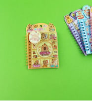 Capybara Tasarımlı Sulu Kapaklı Defter - 8 Sayfa Sticker Hediyeli