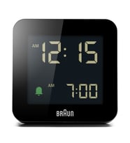 BRAUN BC09B SİYAH DİJİTAL ALARMLI MASA SAATİ
