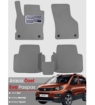 PEUGEOT RİFTER (2018-2025) Uyumlu EVA Paspas Tam Set–Araca Özel,Oto Paspas