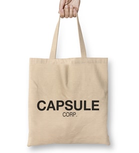 Corporationcapsule Trunks Dbz Dragonbal Capsule Logo Bez Çanta Uzun Saplı