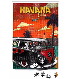 Volkswagen Kombi Havana Puzzle 240 Parça Yapboz