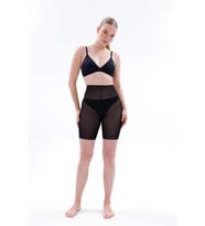 Amora Secret Siyah Mı Emay 2705 Lazer Tül Toparlayıcı Paçalı Boxer Hayalet Korse