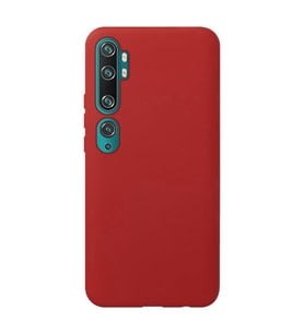 Mi Note 10 ile Uyumlu Cappy Silikon Kılıf Bordo