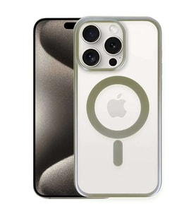 iPhone 15 Pro Kılıf Erozi Magsafe Kapak - Gri