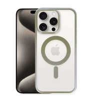 iPhone 15 Pro Kılıf Erozi Magsafe Kapak - Gri