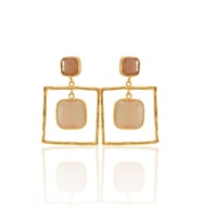 Kadir Jewellery 22 Ayar Altın Kaplama Kadın Sallantılı Küpe -El İşçiliği Ve Hipoalerjenik Küpe