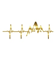 Dağ Ritim offroad Sticker17x17 Cm Gold