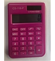 CSL CS-118-P Pembe 8 Hane Cep Tipi Hesap Makinesi
