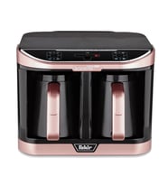 Kaave Dual Pro İkili Kahve Makinesi 8 Fincan Kapasitesi ile Şık Rose Tasarım