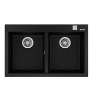 TEKA ForSquare 790 TG Siyah Tezgah Üstü Granit Eviye 115260014