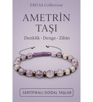 Sertifikalı Fasetli Ametrin Taşı Bileklik – Zihin Dengesi ve Ruhsal Netlik İçin (Çok Renkli)