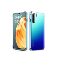 Oppo A91 Şeffaf Tank Silikon Kapak