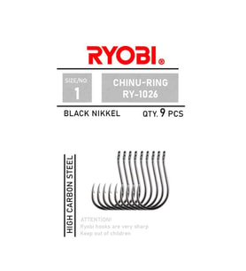 Ryobi Chinu-Ring RY-1026 Black Nickel Olta İğnesi No:2/0