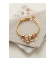 Mey İthalat® Yusufçuk ve Pembe Charmlı Bileklik