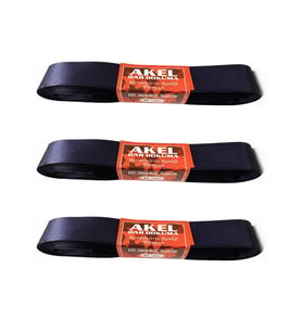 Akel Dar Dokuma Lacivert Saten Kurdele - 3 Cm. x 10 Metre - 3 Adet