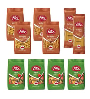 Filiz Tam Buğdaylı ve Sebzeli Makarna 350 gr 10 lu Karma Paket