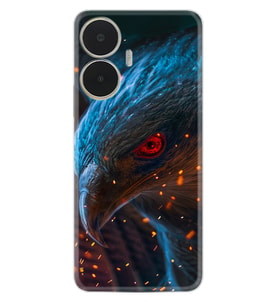 Realme C55 Kılıf Silikon Desen Özel Seri Şahin 1756