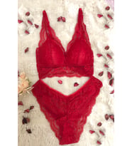 Dolgulu Kadın Bralet 2 Li Takım