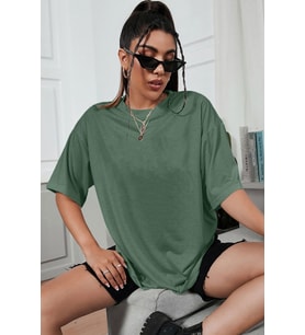 Unisex Pamuklu T-shirt (Yeşil)