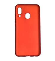 Lexroo Galaxy A20E Kılıf Premier Silikon Kılıf - Kırmızı
