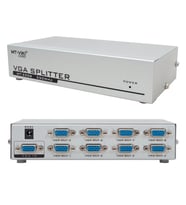 Powermaster 8 Port VGA Çoğaltıcı 250 Mhz Splitter Vga Görüntü Çoklayıcı