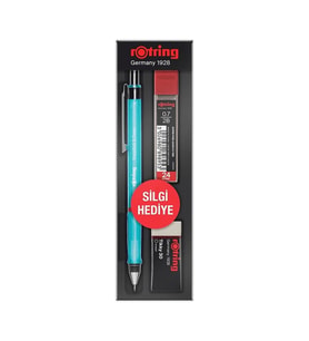 ROTRING VISUCLICK VERSATİL + MİN + SİLGİ 3'LÜ OKUL SETİ - 0.7 mm MAVİ