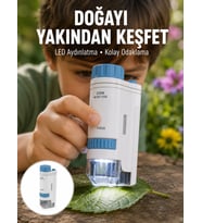 ABS Gövdeli Öğrenci ve Hobi Mikroskobu – Mavi Renk Yeni Nesil