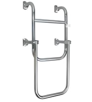 TEKNE MERDİVENİ KATLANIR 2+1 KROM 65cm