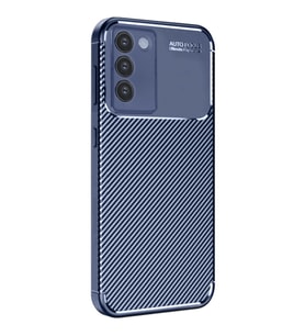 Vivo V30 Lite 4g Kılıf Auto Focus Karbon Kapak - Lacivert