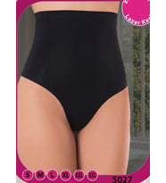 Siyah Kadın Yüksek Bel Toparlayıcı Korse Külot S-3XL 5027