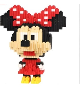 minnie mouse 785 parça mini blocks