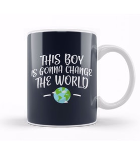 This Boy Is Gonna Change The World Kupa Bardak Porselen