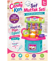 Candy & Ken Şef Mutfak Set - Mutfak Setleri - Ev Oyuncak Setleri