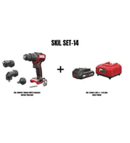 SKIL Set-14 (SKIL COMPACT 3066CA AKÜLÜ 4xBAŞLIKLI MATKAP VİDALAMA+2,0Ah Li + 2.4A ŞARJ CİHAZI PROMO)