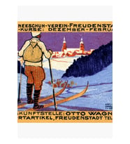 1911 Isviçre Kayak Okulu Tablo Ahşap Poster Dekoratif