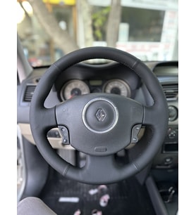 Renault Megane 2 Araca Özel Dikmeli Direksiyon Kılıfı  (Karışık)