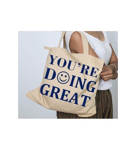 Bez Çanta Dünyası You're Doing Great Tasarımlı Bag Bez Çanta