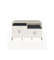 Kronos Konsol 4 Raflı 4 Kapaklı 176x59x99 Aytaşı-Aytaşı/Antrasit