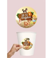 Çiftlik Konseptli Kız Farm Sticker (Etiket)  * Yapışkanlı Kağıt