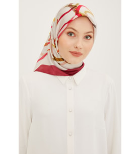 ARMİNE İPEK EŞARP 8902D (TWİLL) (NOSTALJİ)-50