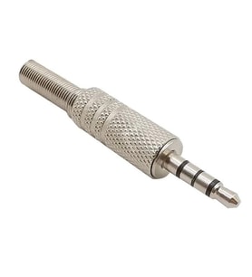 3.5 Mm Stereo 3 Boğumlu Metal Discman Jack Fiş Soketi Jak