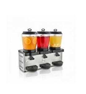 Remta ST38 Royal Mini Üçlü Şerbet ve Ayran Soğutucu 11+11+11 Litre - Gri