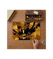 Yaprakları Sararmış Ağaç Tasarımı 240 parça Ahşap Puzzle Ahşap Kutuda MP03182